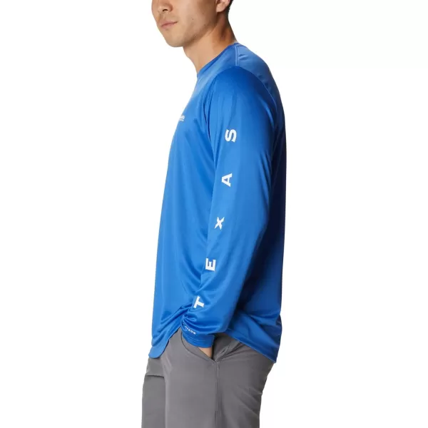 Columbia Mens Fork Stream Long Sleeve ShirtVivid BlueTexas