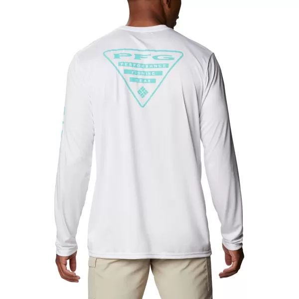 Columbia Mens Fork Stream Long Sleeve ShirtWhiteFlorida Keys