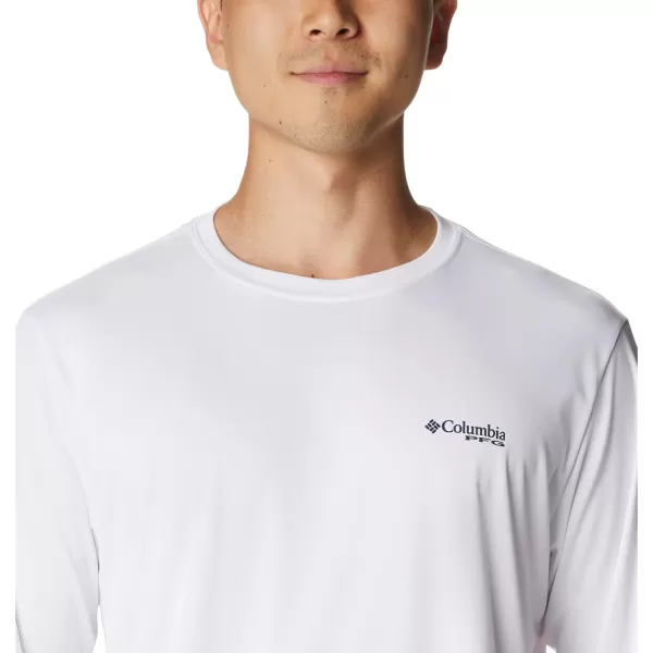 Columbia Mens Fork Stream Long Sleeve ShirtWhiteGeorgia