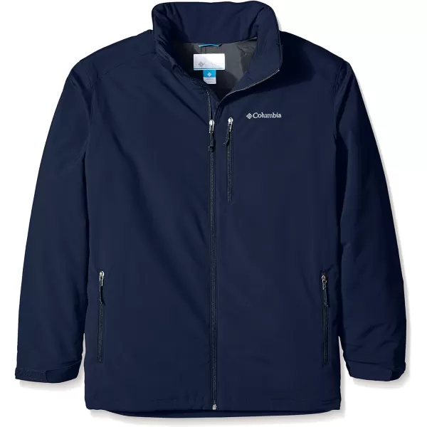 Columbia Mens Gate Racer SoftshellCollegiate Navy  Legacy