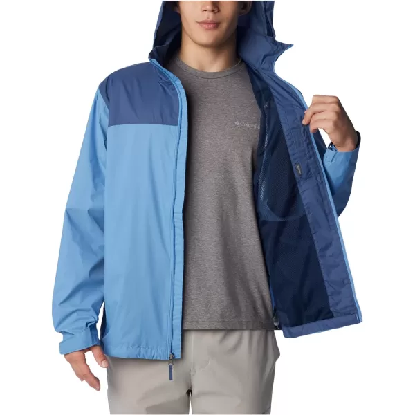 Columbia Mens Glennaker Rain JacketSkylerDark Mountain