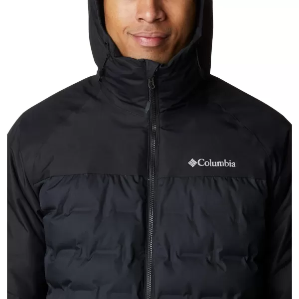 Columbia Mens Grand Trek Ii Down Hooded JacketBlack