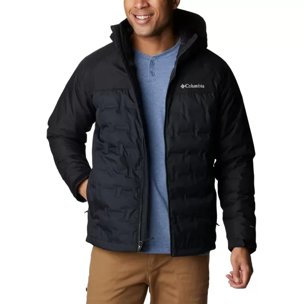 Columbia Mens Grand Trek Ii Down Hooded JacketBlack