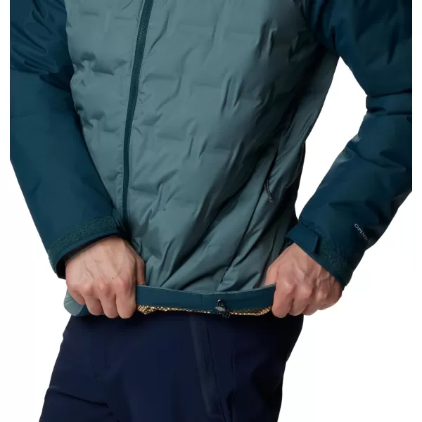 Columbia Mens Grand Trek Ii Down Hooded JacketMetal Night Wave