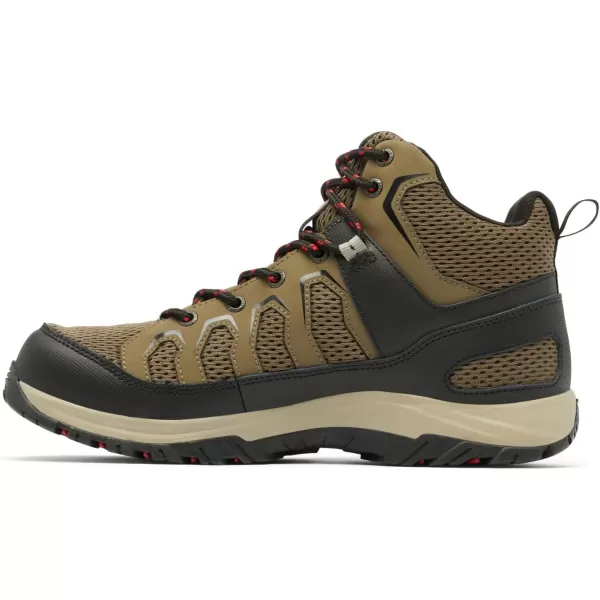 Columbia Mens Granite Trail Mid Waterproof Hiking ShoeMudBlack