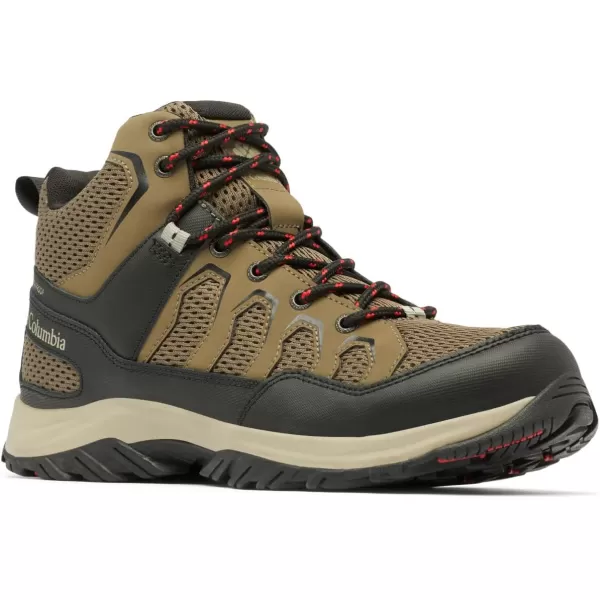 Columbia Mens Granite Trail Mid Waterproof Hiking ShoeMudBlack