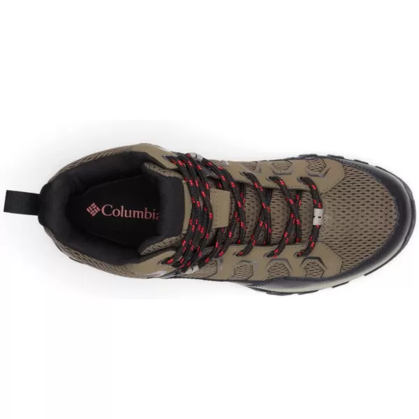 Columbia Mens Granite Trail Mid Waterproof Hiking ShoeMudBlack