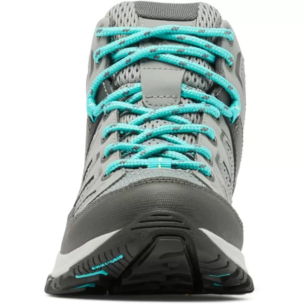 Columbia Mens Granite Trail Mid WaterproofTitanium Grey SteelBright Aqua