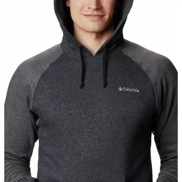 Columbia Mens Hart Mountain Ii HoodieBlack HeatherShark Heather