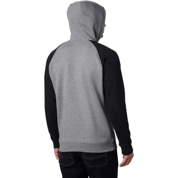 Columbia Mens Hart Mountain Ii HoodieCharcoal HeatherBlack