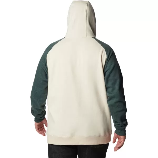 Columbia Mens Hart Mountain Ii HoodieOatmeal HeatherSpruce Heather