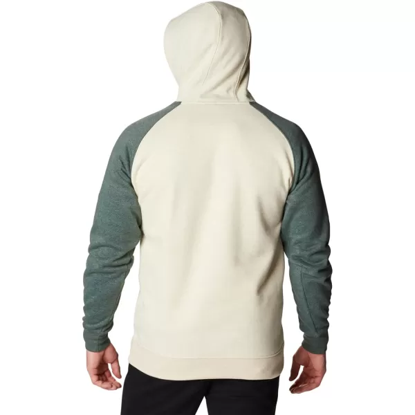 Columbia Mens Hart Mountain Ii HoodieOatmeal HeatherSpruce Heather