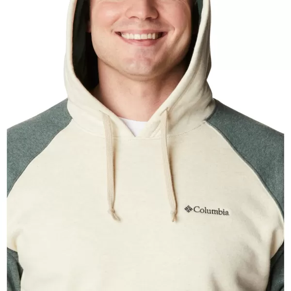 Columbia Mens Hart Mountain Ii HoodieOatmeal HeatherSpruce Heather