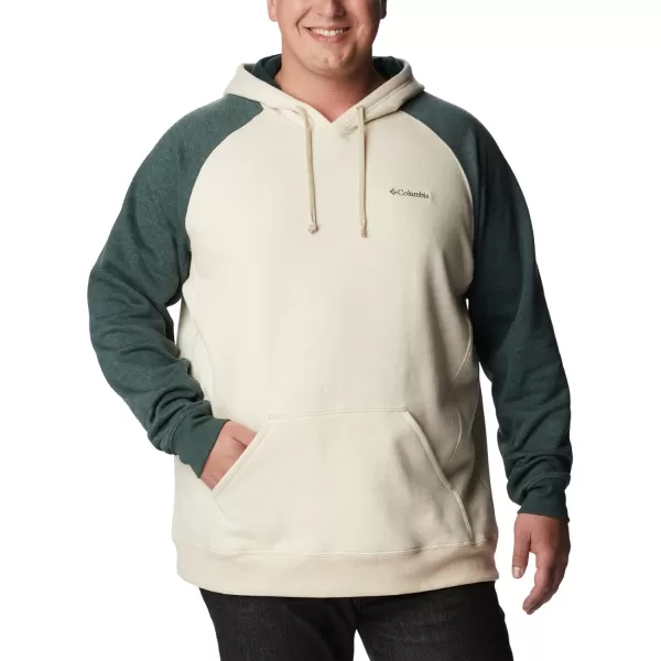 Columbia Mens Hart Mountain Ii HoodieOatmeal HeatherSpruce Heather