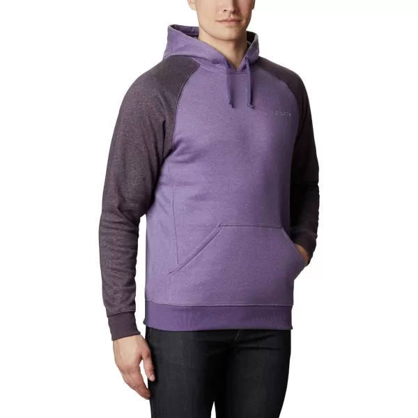 Columbia Mens Hart Mountain Ii HoodieSoft PurpleDark Purple Heather