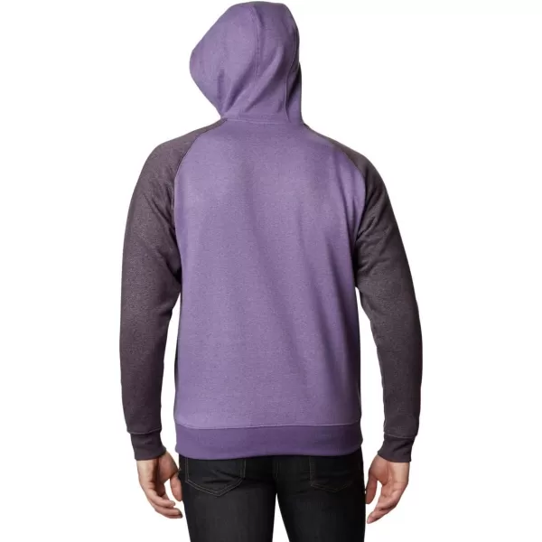 Columbia Mens Hart Mountain Ii HoodieSoft PurpleDark Purple Heather