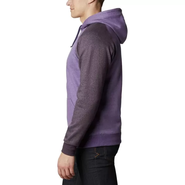 Columbia Mens Hart Mountain Ii HoodieSoft PurpleDark Purple Heather