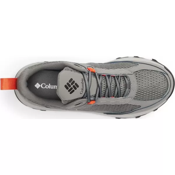 Columbia Mens Hatana Breathe Hiking ShoeTi Grey Steel Red Quartz