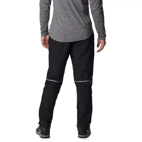 Columbia Mens Hazy Trail Rain PantBlack