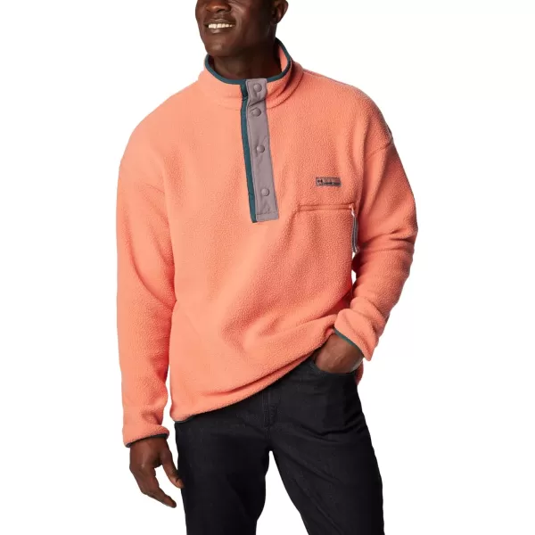 Columbia Mens Helvetia Half Snap FleeceFaded Peach