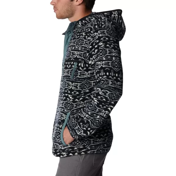 Columbia Mens Helvetia HoodieBlack Geo Print