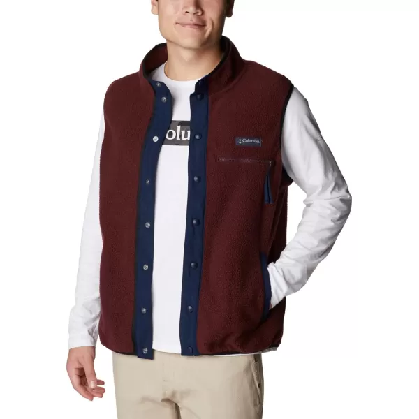 Columbia Mens Helvetia VestElderberryCollegiate Navy