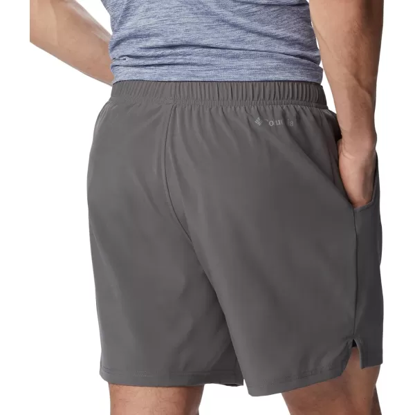 Columbia Mens Hike Brief ShortCity Grey