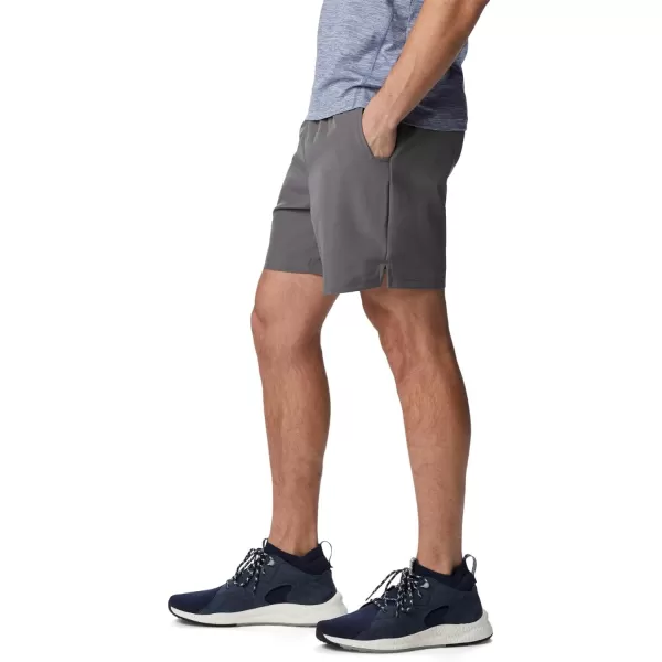 Columbia Mens Hike Brief ShortCity Grey