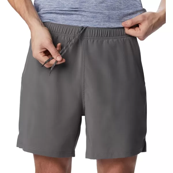 Columbia Mens Hike Brief ShortCity Grey