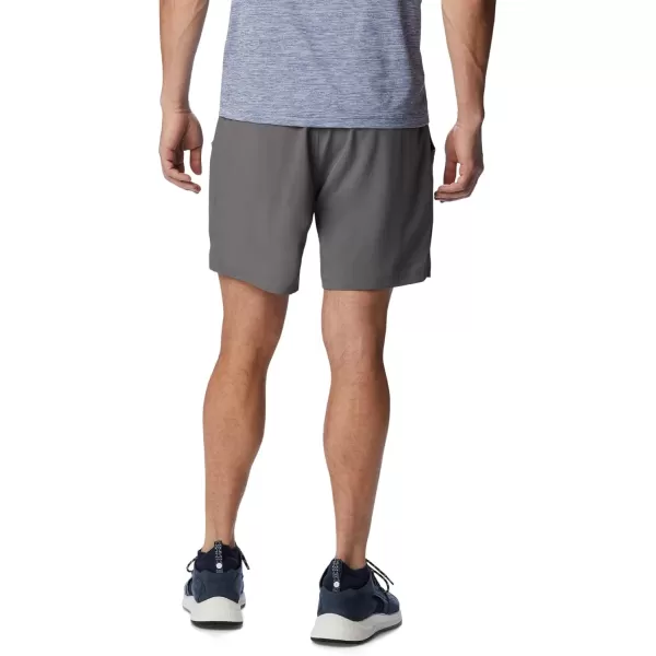 Columbia Mens Hike Brief ShortCity Grey