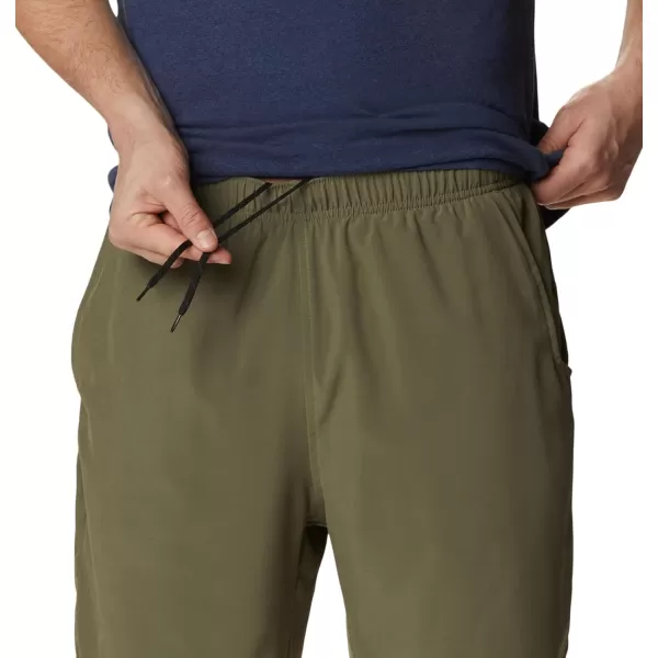 Columbia Mens Hike Brief ShortStone Green