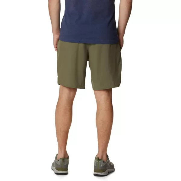 Columbia Mens Hike Brief ShortStone Green