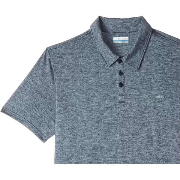 Columbia Mens Hike PoloCollegiate Navy Heather