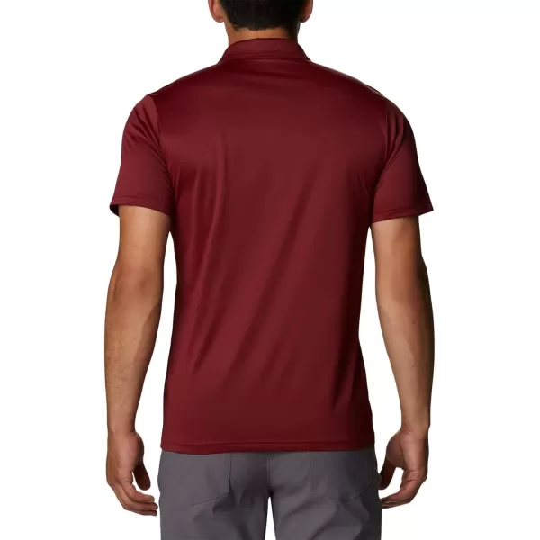 Columbia Mens Hike PoloRed Jasper