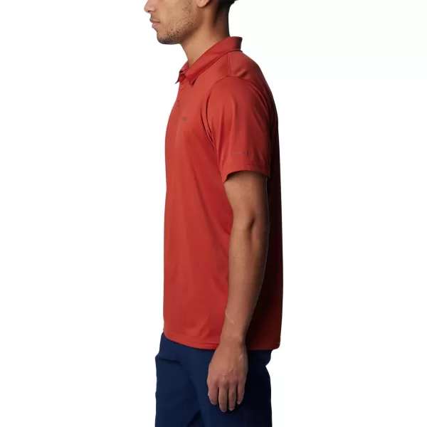 Columbia Mens Hike PoloWarp Red