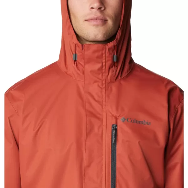 Columbia Mens Hikebound JacketWarp Red