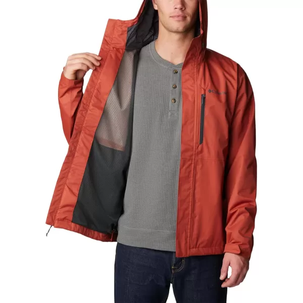 Columbia Mens Hikebound JacketWarp Red