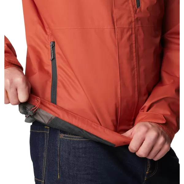 Columbia Mens Hikebound JacketWarp Red