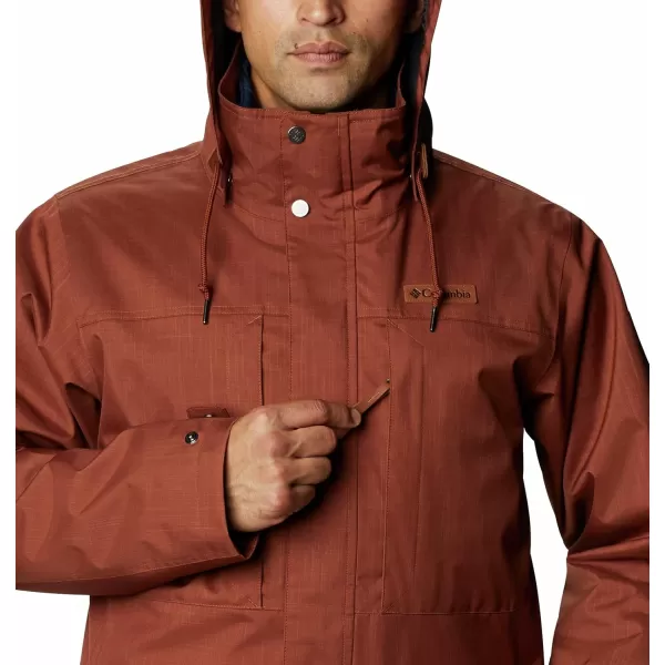 Columbia Mens Horizons Pine Interchange JacketDark Amber