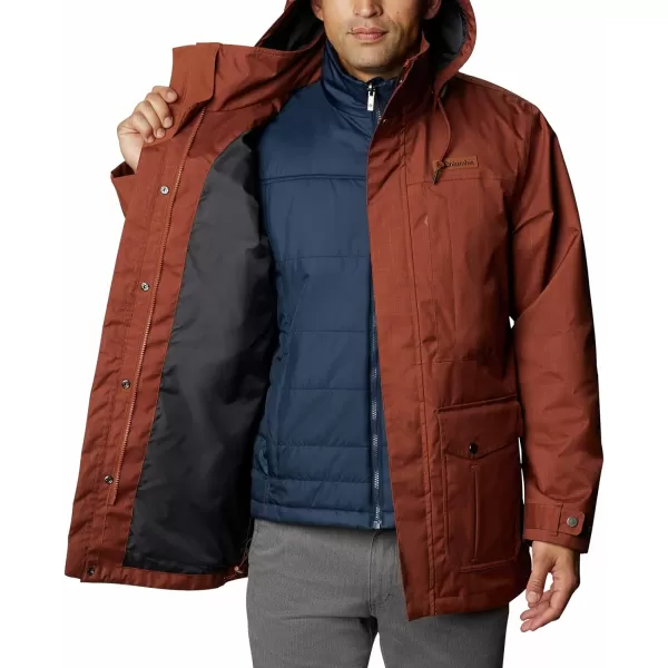 Columbia Mens Horizons Pine Interchange JacketDark Amber