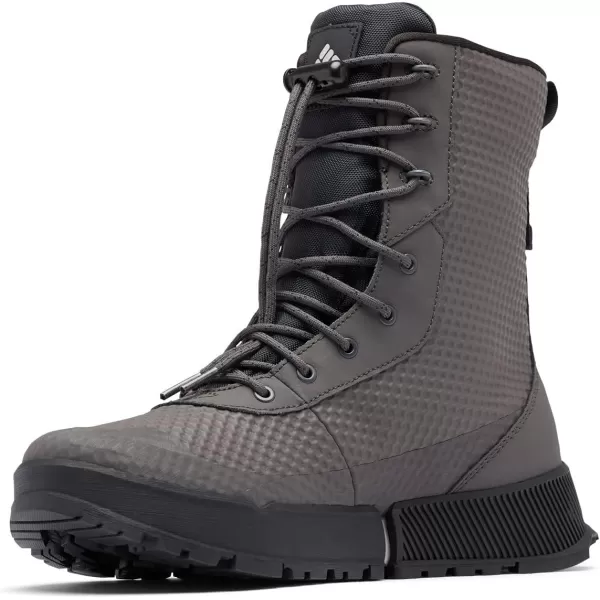 Columbia Mens HyperBoreal OmniHeat Tall Snow BootDark GreyBlack