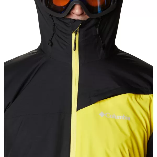 Columbia Mens Iceberg Point JacketLaser LemonBlack