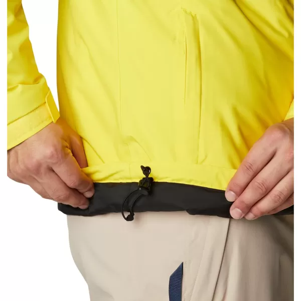 Columbia Mens Iceberg Point JacketLaser LemonBlack