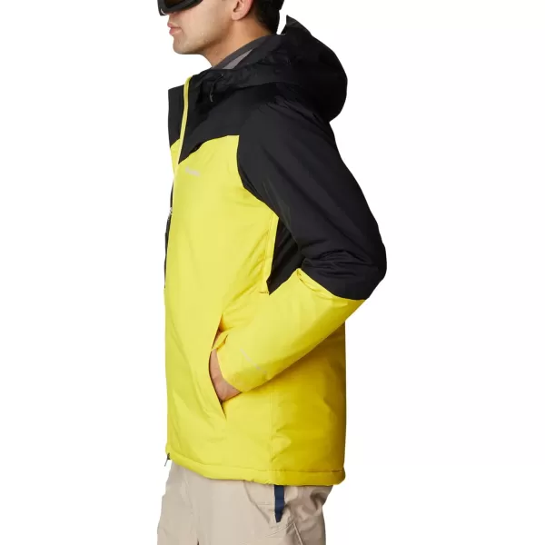 Columbia Mens Iceberg Point JacketLaser LemonBlack