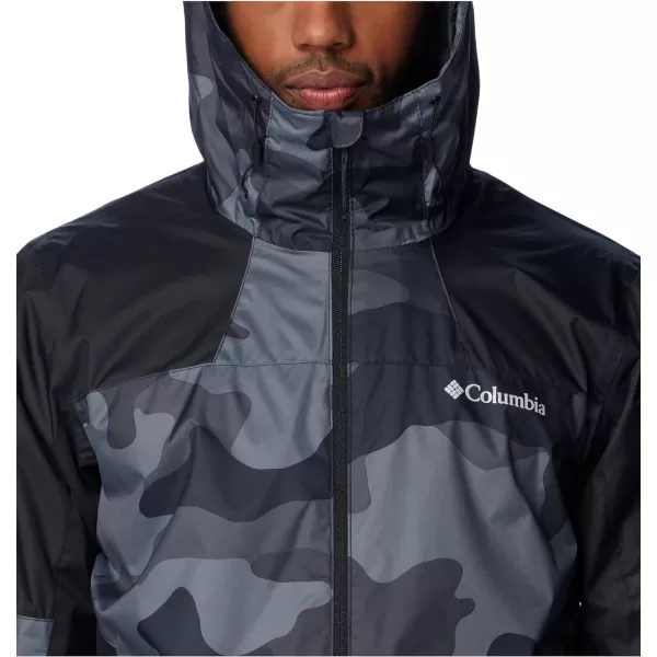 Columbia Mens Inner Limits Iii JacketBlack Mod Camo PrintBlack