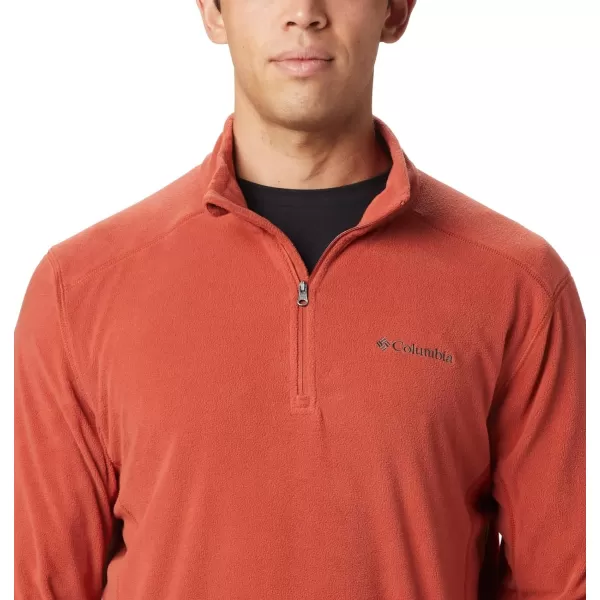 Columbia Mens Klamath Range Ii Half ZipCarnelian Red