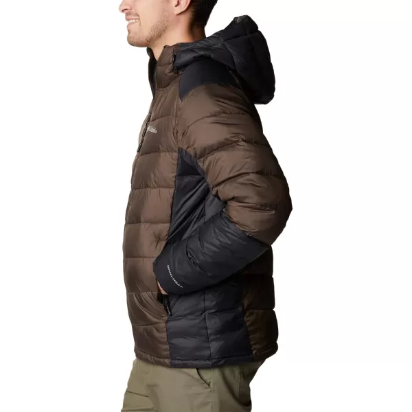 Columbia Mens Labyrinth Loop Hooded JacketCordovanBlack