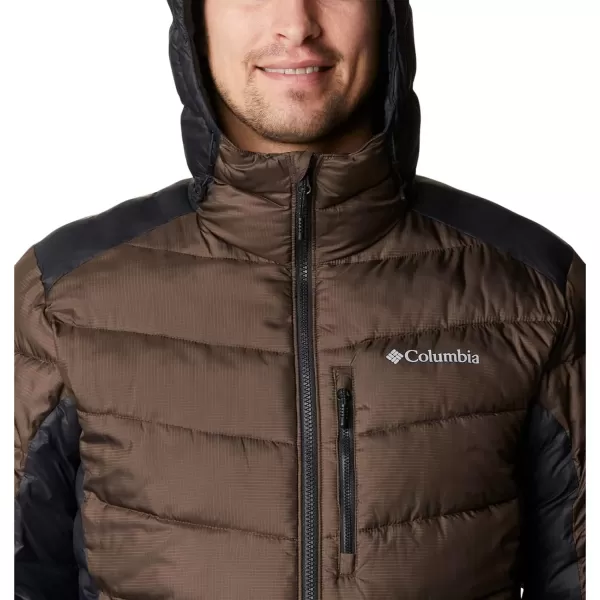 Columbia Mens Labyrinth Loop Hooded JacketCordovanBlack