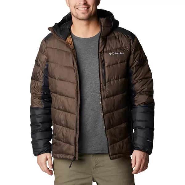 Columbia Mens Labyrinth Loop Hooded JacketCordovanBlack