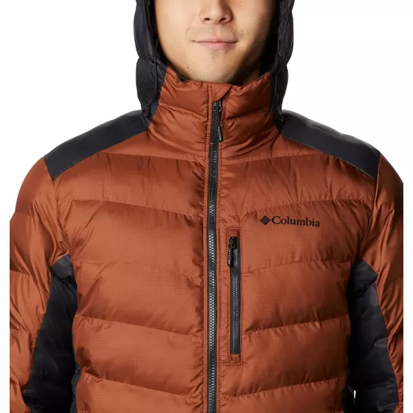 Columbia Mens Labyrinth Loop Hooded JacketDark AmberBlack